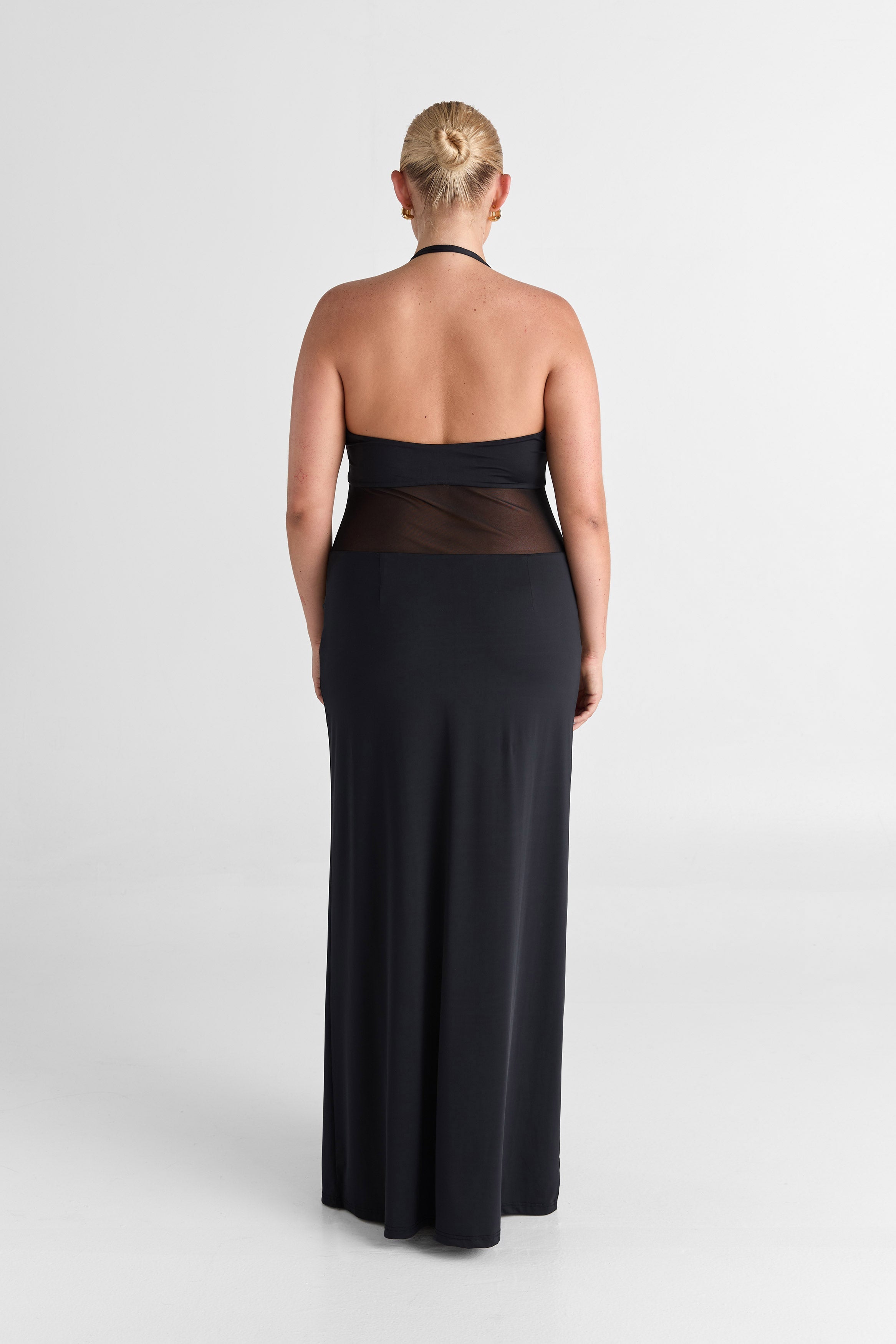 Robe Maxi Sari Noire