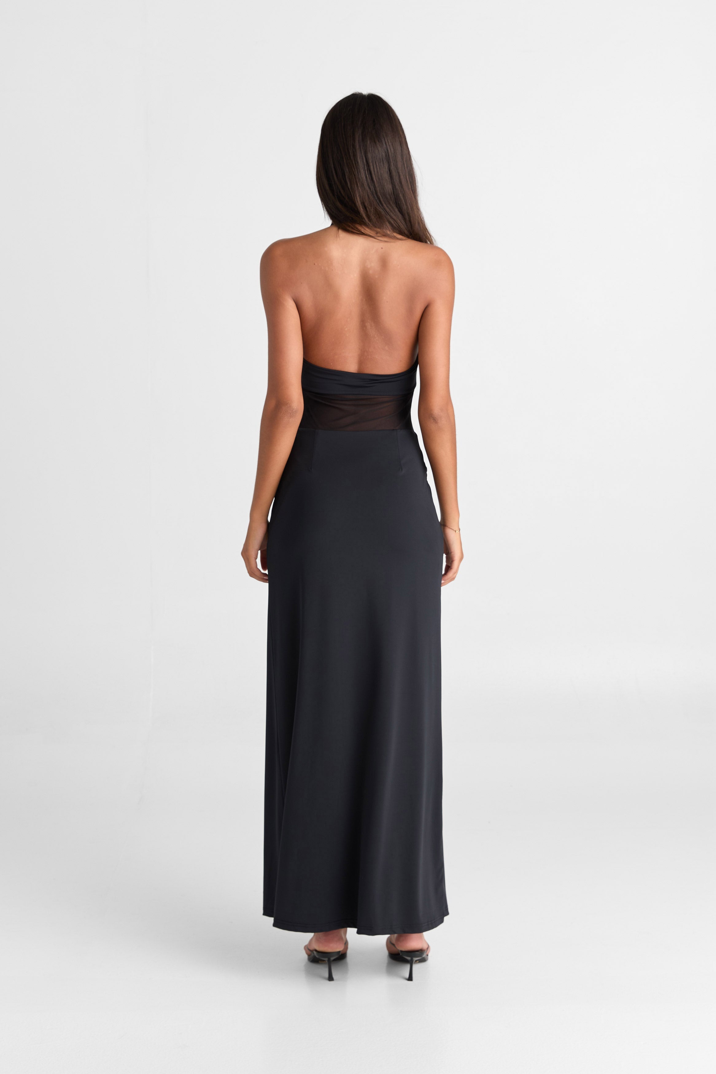 Robe Maxi Sari Noire