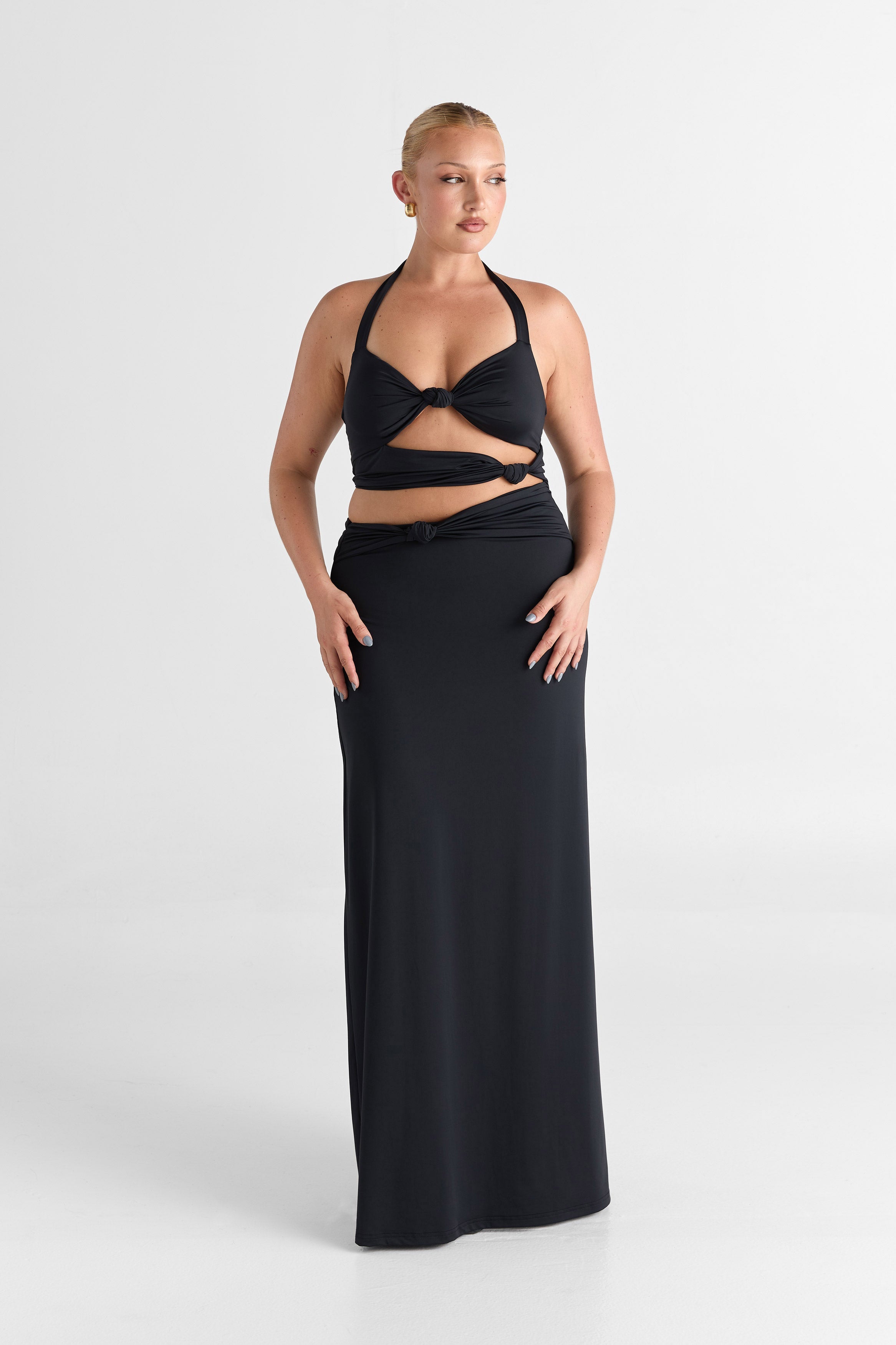 Robe Noire Oralia