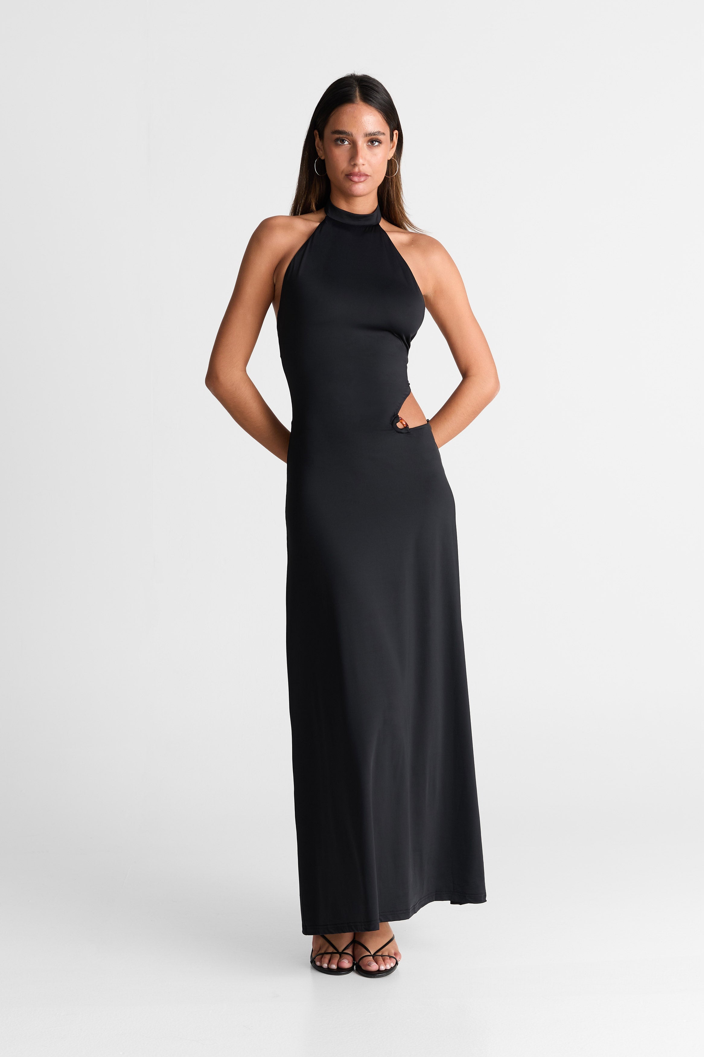 Robe Maxi Noire Aurora