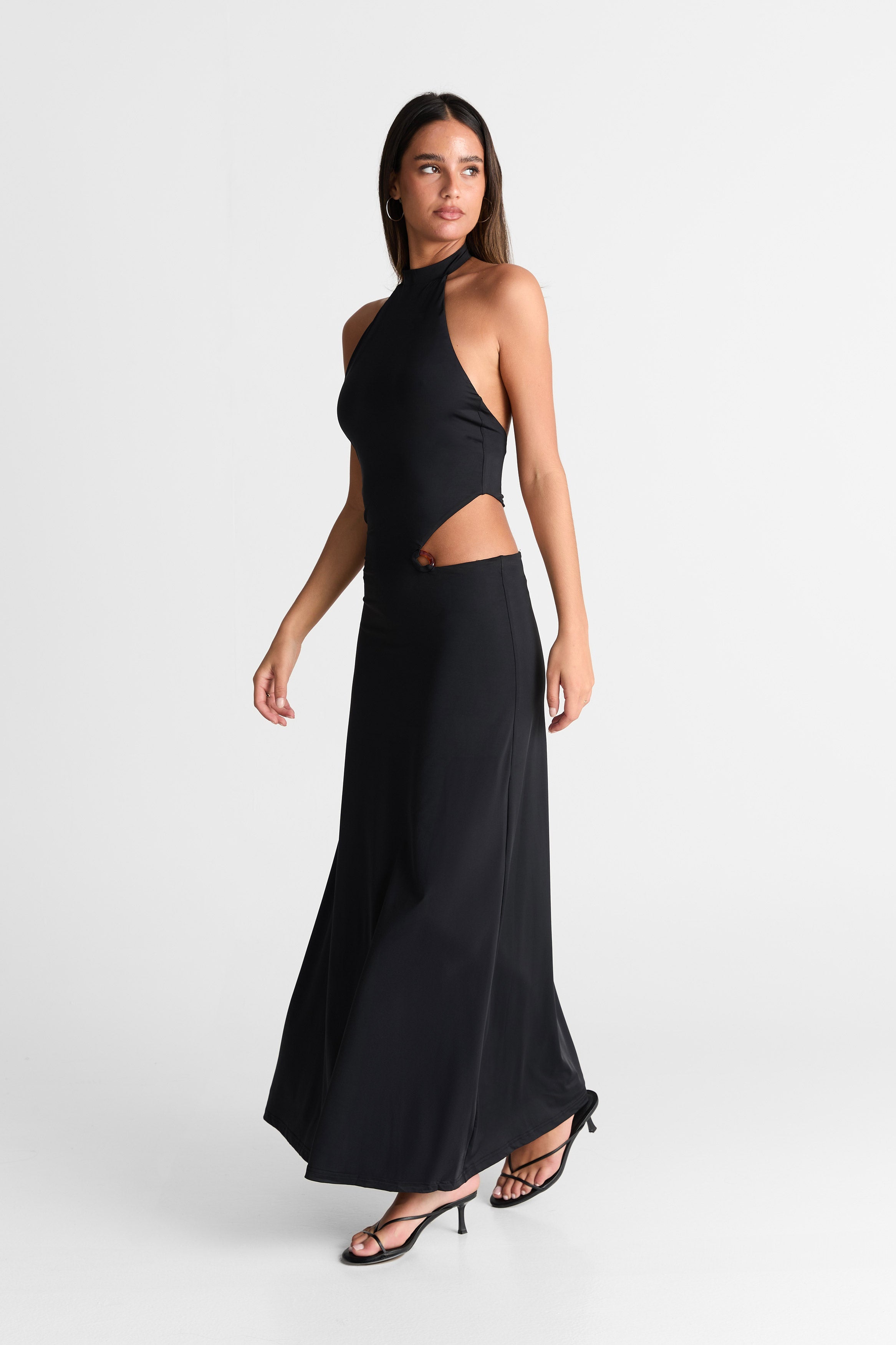Robe Maxi Noire Aurora