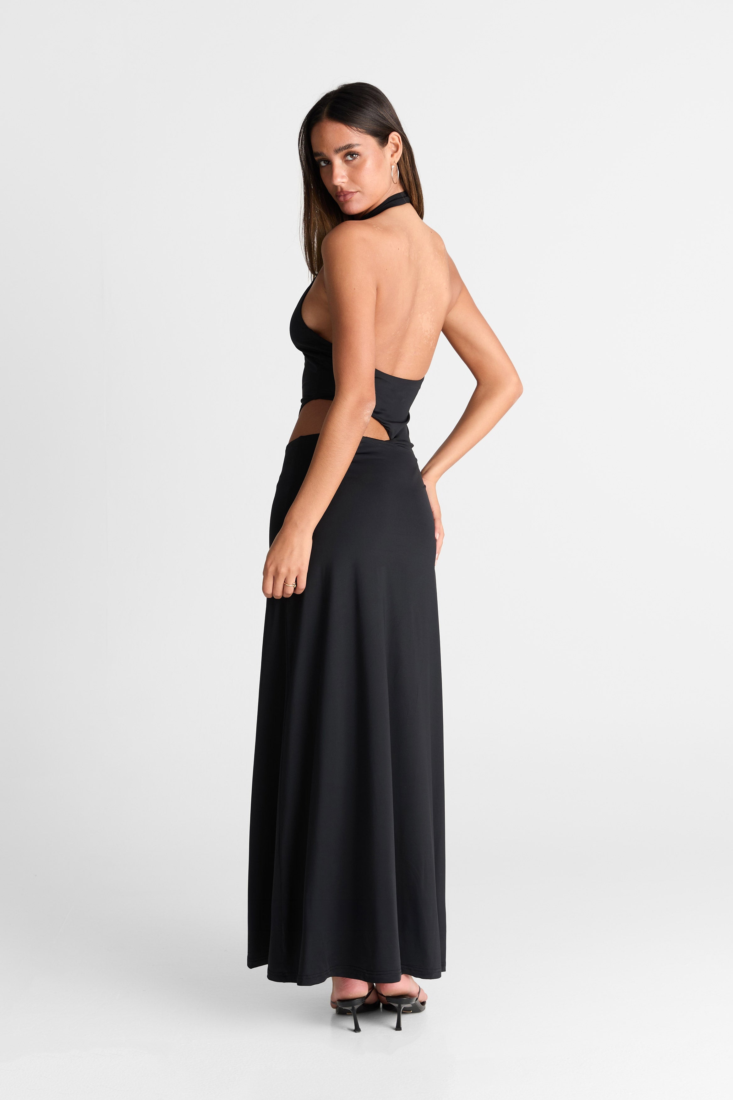 Robe Maxi Noire Aurora