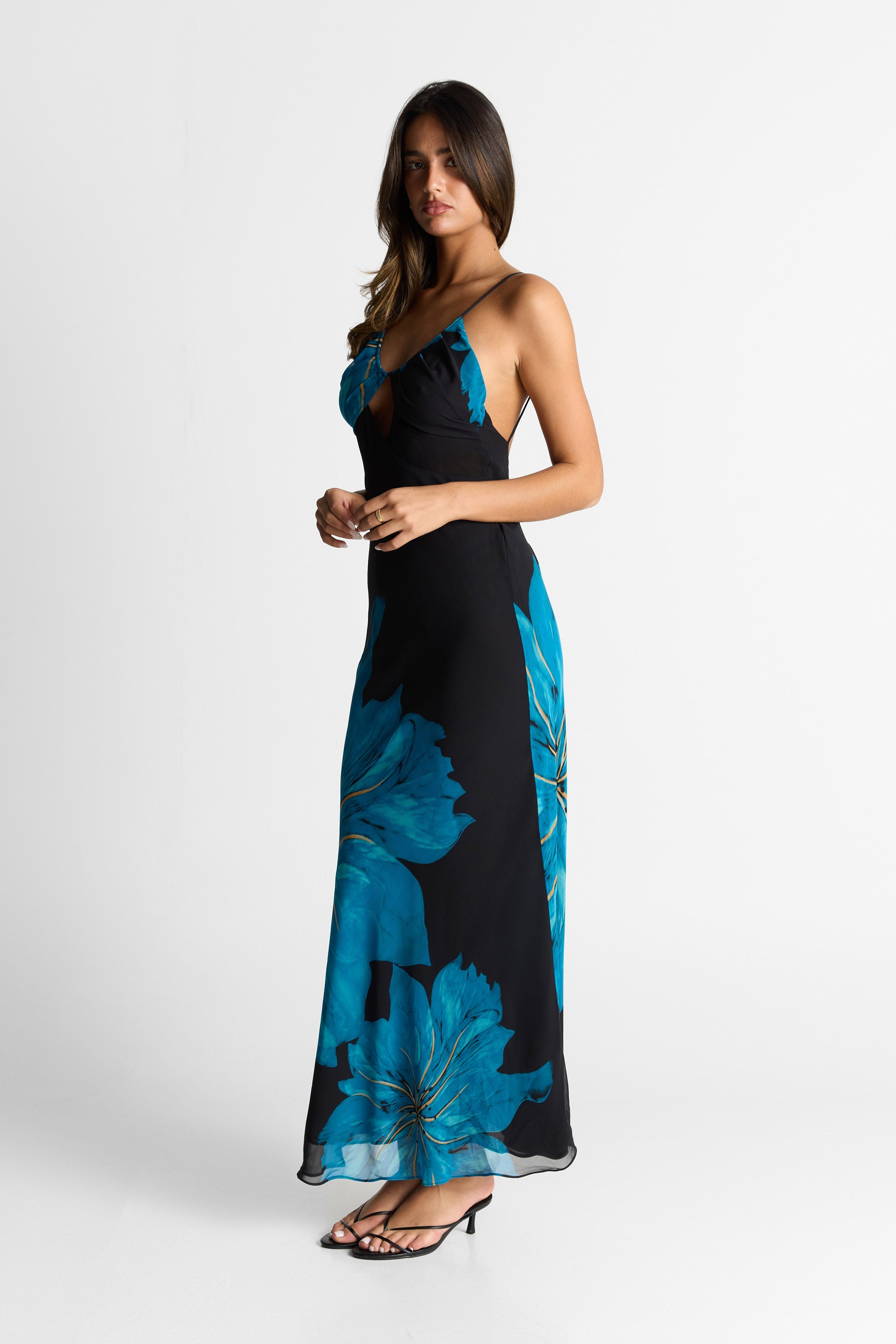 Robe Maxi Rayée