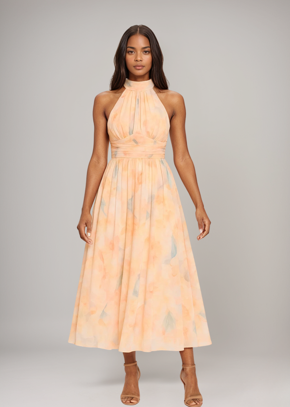 Antonella | Robe maxi élégante à dos nu