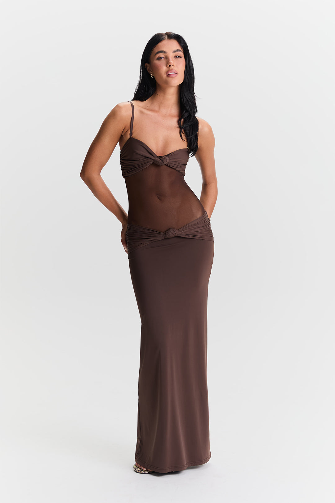 Robe Maxi Amara Chocolat