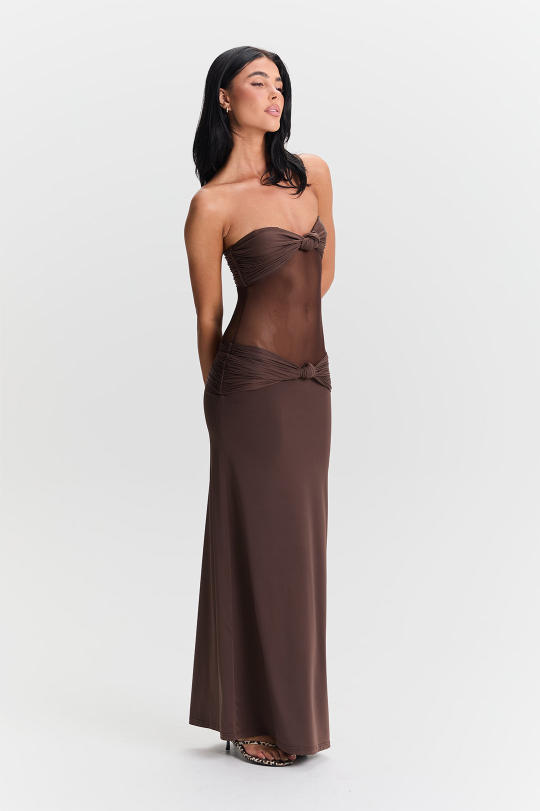 Robe Maxi Amara Chocolat