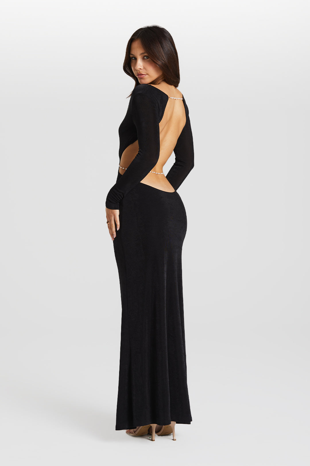 Robe Athena en Perle Noire