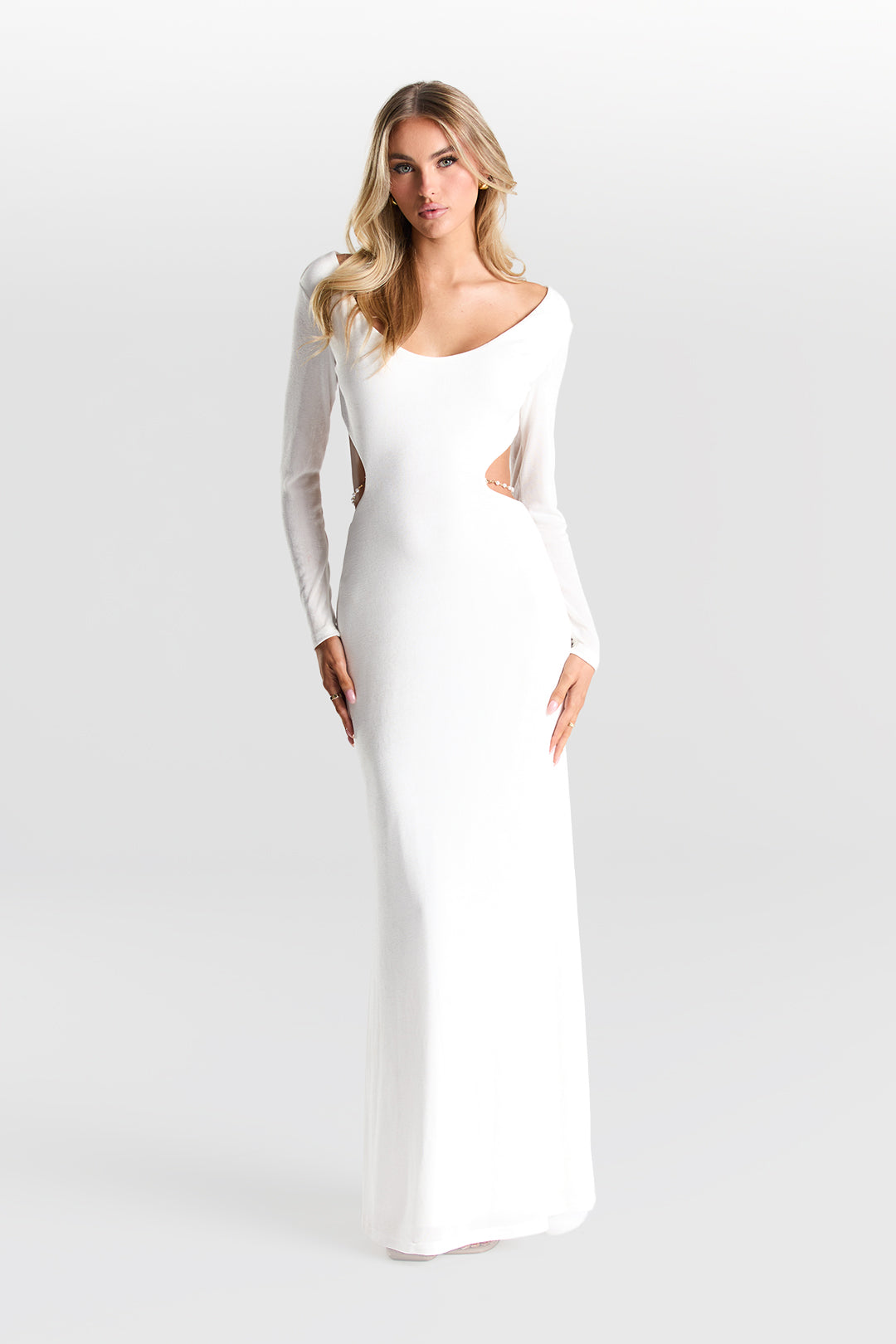 Robe Athena en Perle Blanche