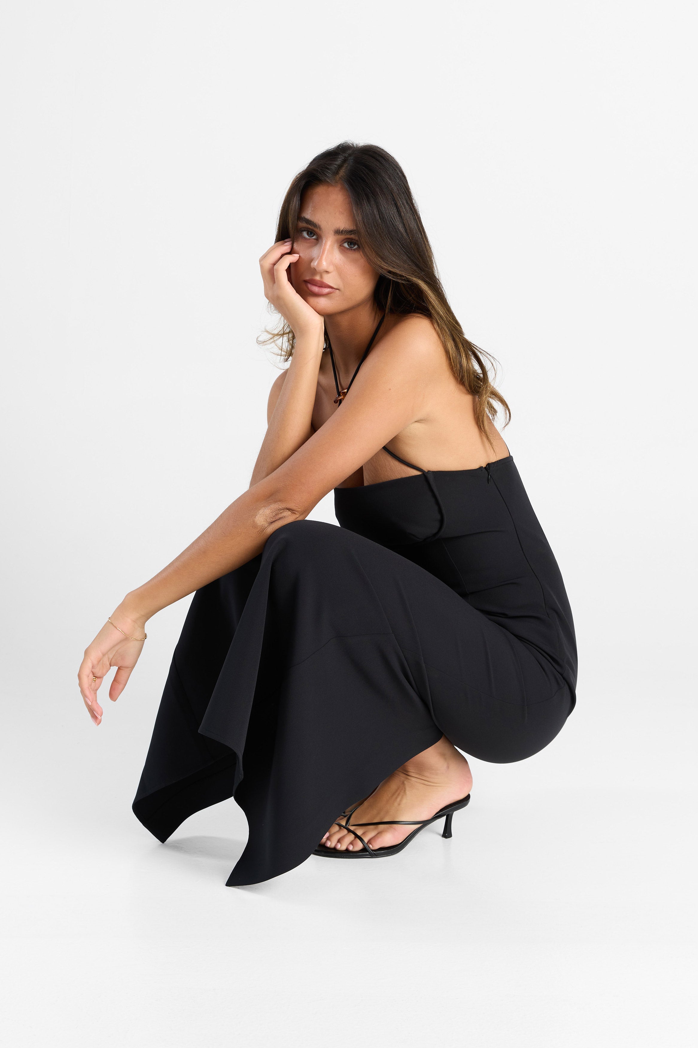 Robe Maxi Noire Rosalie