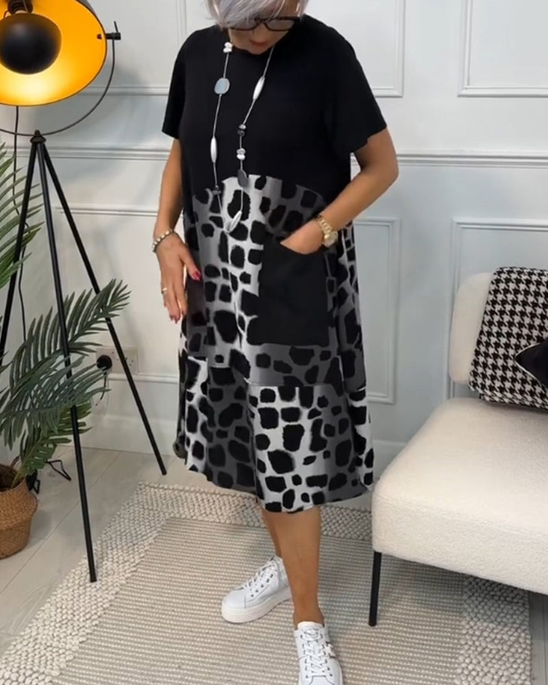 Lina | Robe d'été légère avec col rond